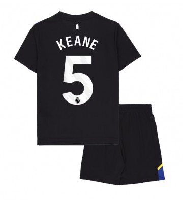 Everton Michael Keane #5 Tredjetrøje Børn 2025-26 Kortærmet (+ Korte bukser)